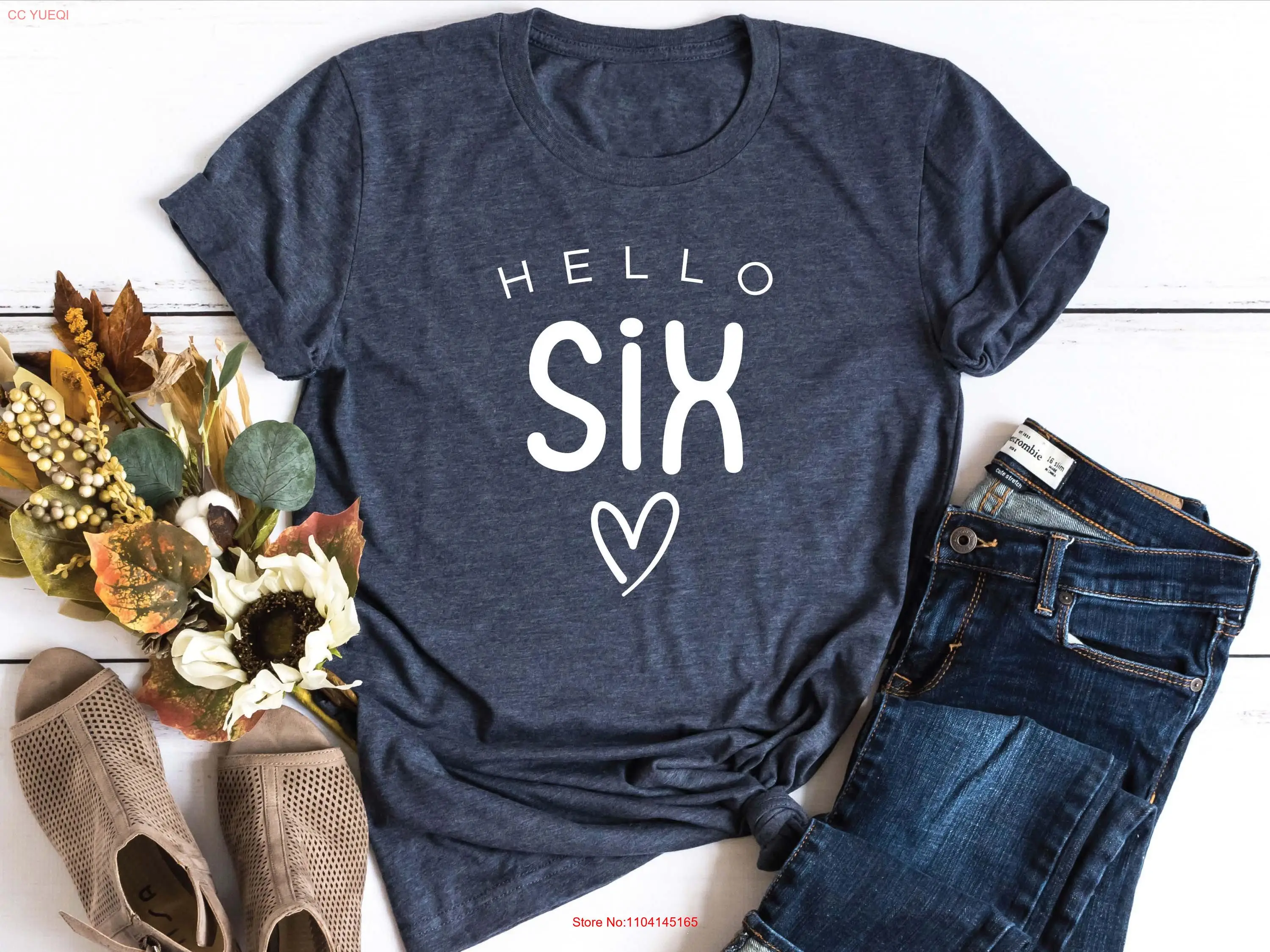 Футболка Hello Six на день рождения, 6-летие девочки, шестое событие, день рождения, длинные или с короткими рукавами
Футболка Hello Six на день рождения, 6-летие девочки, шестое событие, день рождения, длинные или с короткими рукавами