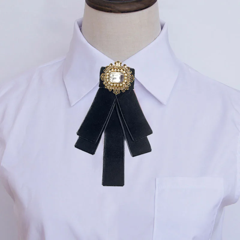 Бархатные галстуки-бабочки ручной работы, высококачественная брошь на ленте со стразами, корейский женский костюм, рубашка, аксессуары, булавка, воротник, цветы, подарок для женщин
Бархатные галстуки-бабочки ручной работы, высококачественная брошь на ленте со стразами, корейский женский костюм, рубашка, аксессуары, булавка, воротник, цветы, подарок для женщин