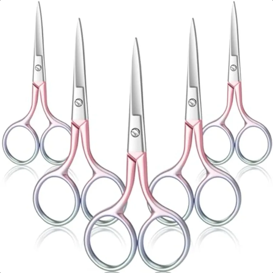 5 Pieces Small Straight Tip Nose Hair Scissor for Grooming Stainl Steel MultiPurpose Beauty Grooming Scissor for Facial Hair Re
5 Pieces Small Straight Tip Nose Hair Scissor for Grooming Stainl Steel MultiPurpose Beauty Grooming Scissor for Facial Hair Re