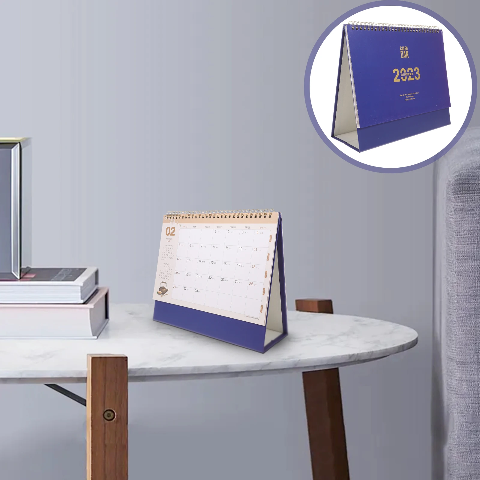 Desk Calendar Made of Thick Paper Iron Design Coil Binding Easy Flipping Pages Practical for Offices
Desk Calendar Made of Thick Paper Iron Design Coil Binding Easy Flipping Pages Practical for Offices