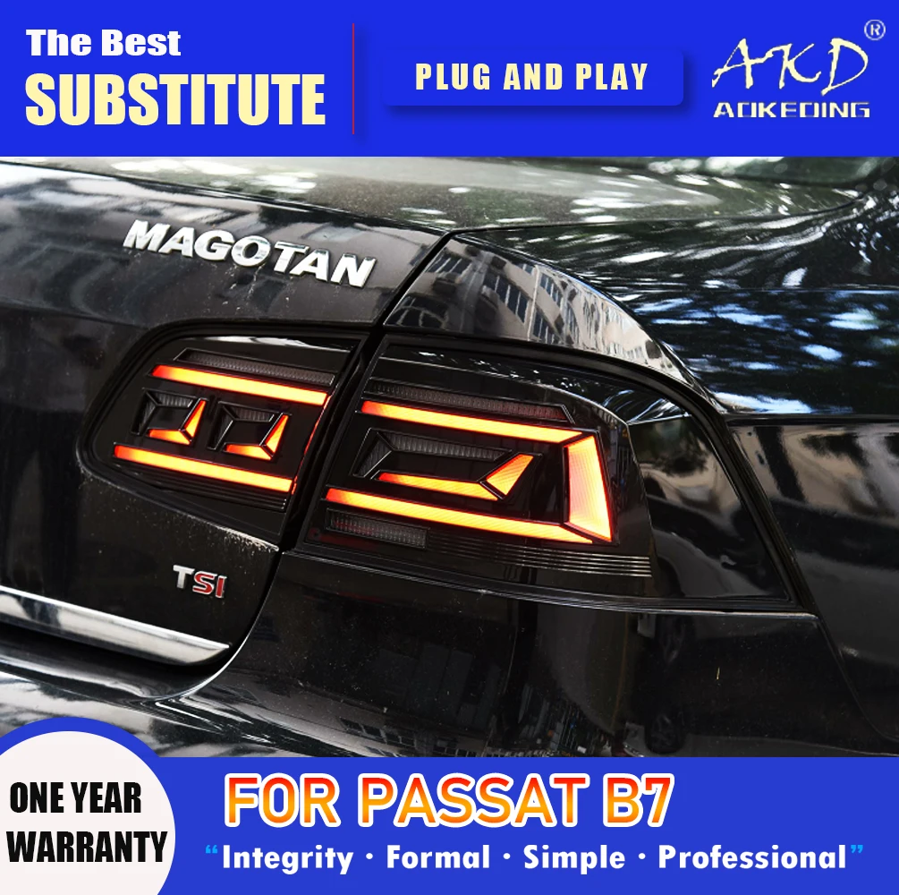AKD Tail Lamp for VW Passat B7 LED Tail Light 2012-2016 Magotan Rear Fog Brake Turn Signal Automotive Accessories
AKD Tail Lamp for VW Passat B7 LED Tail Light 2012-2016 Magotan Rear Fog Brake Turn Signal Automotive Accessories