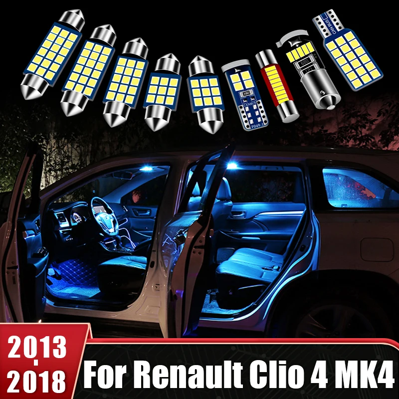 For Renault Clio 4 MK4 IV 2013 2014 2015 2016 2017 2018 8pcs Car LED Bulbs Interior Lamp Reading Lamps Trunk Lights Accessories
For Renault Clio 4 MK4 IV 2013 2014 2015 2016 2017 2018 8pcs Car LED Bulbs Interior Lamp Reading Lamps Trunk Lights Accessories