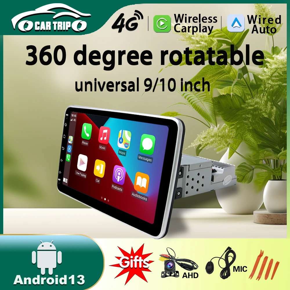 1din Android14 9/10inch Car Stereo Radio Rotate Touch Screen For Universal Carplay GPS Navigation Bluetooth WIFI autoradio
1din Android14 9/10inch Car Stereo Radio Rotate Touch Screen For Universal Carplay GPS Navigation Bluetooth WIFI autoradio