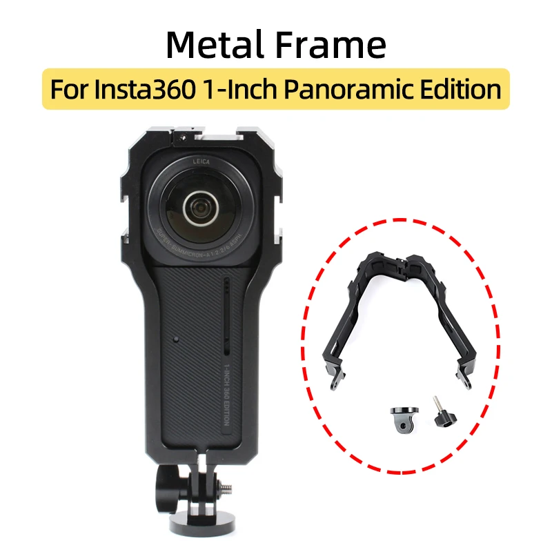 For Insta360 ONE RS 1-Inch Leica Panoramic Camera Protective Frame Extension Cold Boots Rabbit Cage Sports Camera Accessories
For Insta360 ONE RS 1-Inch Leica Panoramic Camera Protective Frame Extension Cold Boots Rabbit Cage Sports Camera Accessories