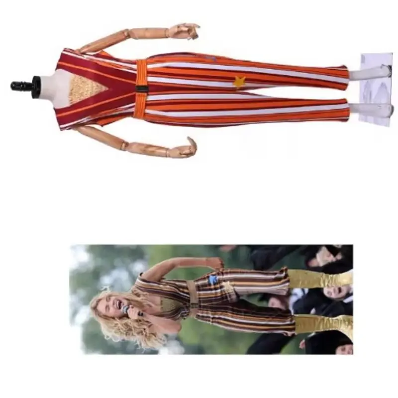 Mamma Mia Here We Go Again Cosplay Costume Red and White Striped One Piece Musical Halloween Hippie Costume for Women
Mamma Mia Here We Go Again Cosplay Costume Red and White Striped One Piece Musical Halloween Hippie Costume for Women