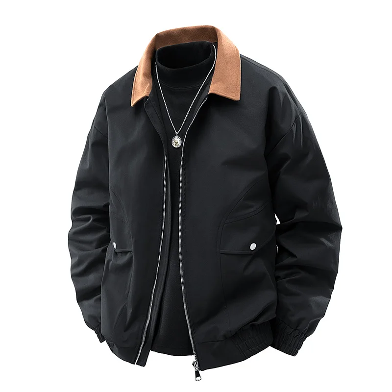 Men's Jackets Japanese Street Style Brand Men's Clothing Bomber Casual Male Outwear Windbreaker Jacket Men's Retro Lapel Coats
Men's Jackets Japanese Street Style Brand Men's Clothing Bomber Casual Male Outwear Windbreaker Jacket Men's Retro Lapel Coats