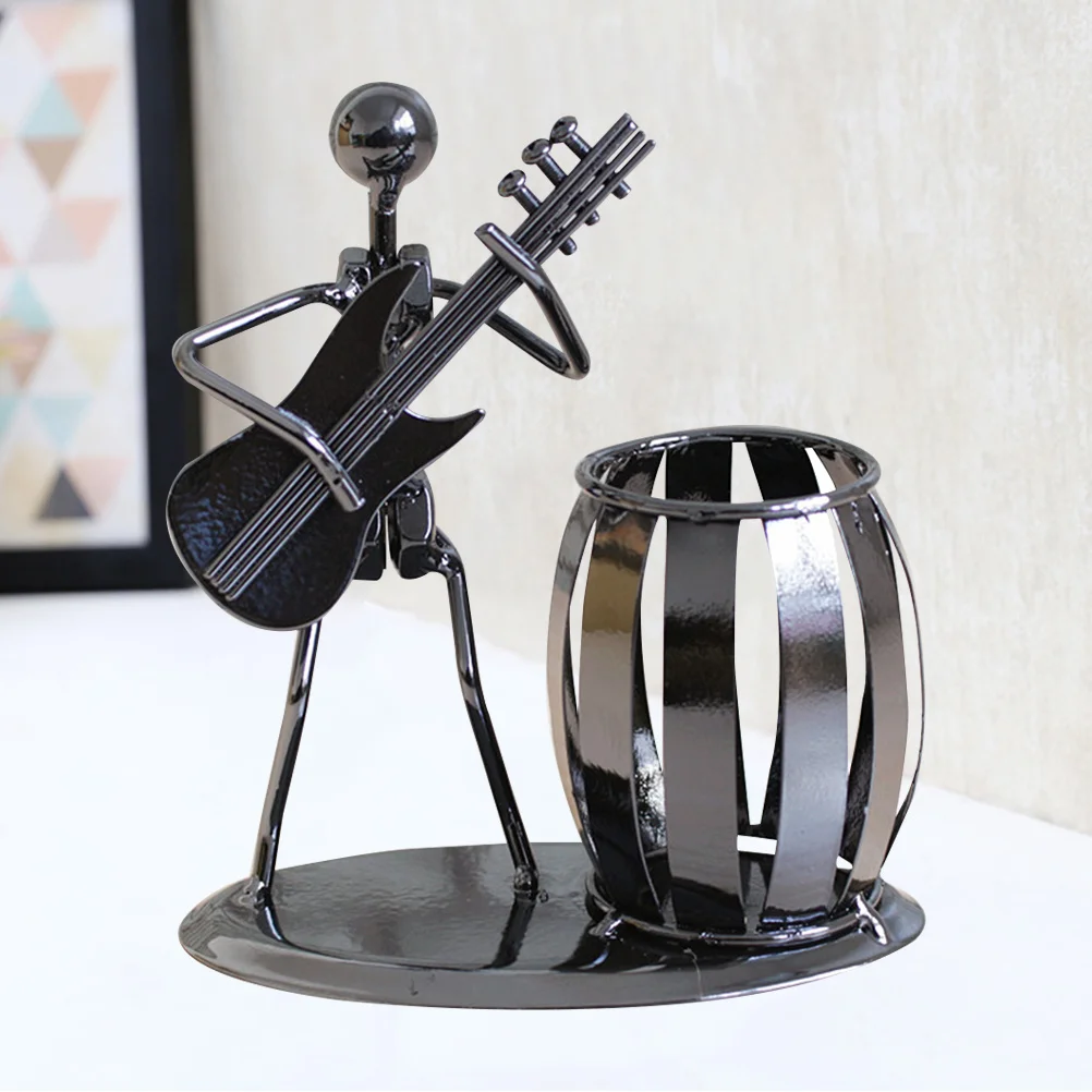 Musician Pen Holder Handmade Steel Metal Creative Pen Container Pencil Cup Pot Case Table Decoration for Home Office School
Musician Pen Holder Handmade Steel Metal Creative Pen Container Pencil Cup Pot Case Table Decoration for Home Office School