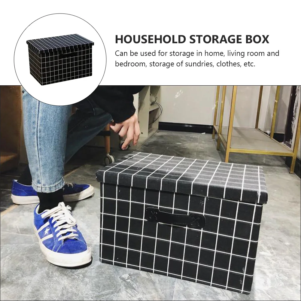 Folding Storage Box Premium Paperboard Cloth Wear Resistance Sturdy Lightweight Compact Large Capacity Clothes Shoes ganizing
Folding Storage Box Premium Paperboard Cloth Wear Resistance Sturdy Lightweight Compact Large Capacity Clothes Shoes ganizing