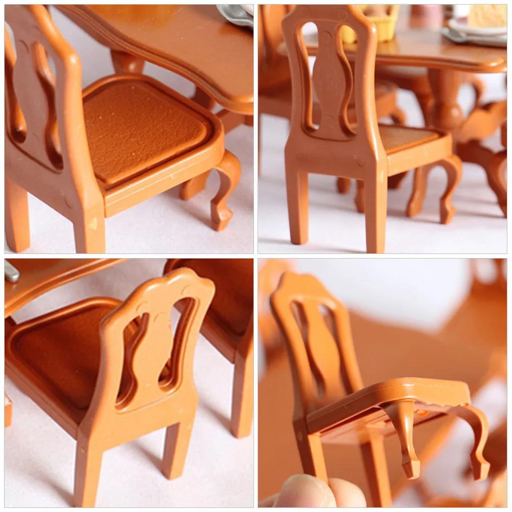 4Pcs Miniature Furniture Chair Set Tiny House Decoration Small Dollhouse Accessories Miniature Room Decor Mini Chair
4Pcs Miniature Furniture Chair Set Tiny House Decoration Small Dollhouse Accessories Miniature Room Decor Mini Chair