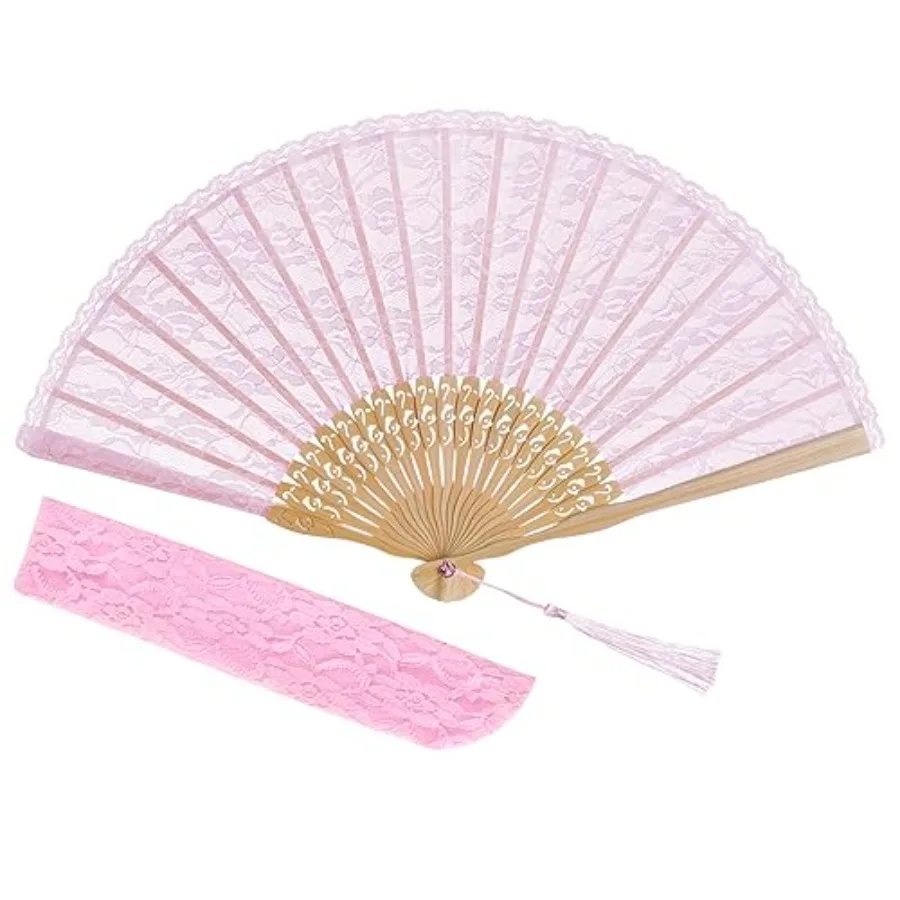 Lace Handheld Chinese Folding Fan Bamboo Silk Folding Fan for Women Wedding Decoration Dancing Party
Lace Handheld Chinese Folding Fan Bamboo Silk Folding Fan for Women Wedding Decoration Dancing Party