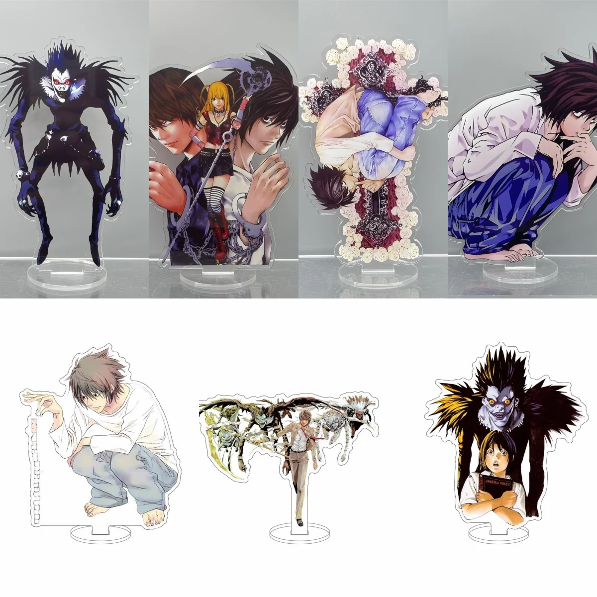 Hot Anime DEATH NOTE Acrylic Stand Model Figure Cosplay Plate Holder Topper Birthday Fans Christmas Desk Decor Plate fans Gift
Hot Anime DEATH NOTE Acrylic Stand Model Figure Cosplay Plate Holder Topper Birthday Fans Christmas Desk Decor Plate fans Gift