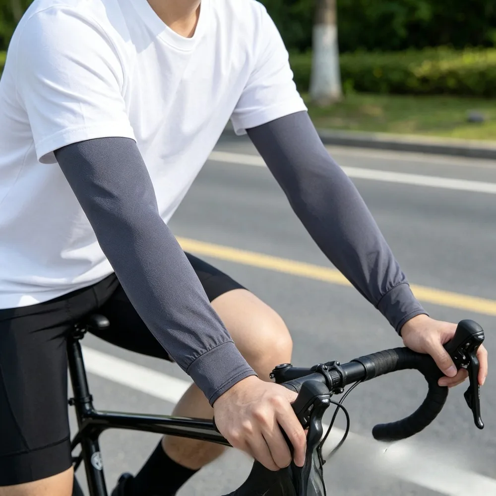 Men Cooling Sleeves Ice Silk UV Protection Sun Sleeves for Driving Hiking Work Gloves Anti UV Breathable Arm Covers
Men Cooling Sleeves Ice Silk UV Protection Sun Sleeves for Driving Hiking Work Gloves Anti UV Breathable Arm Covers