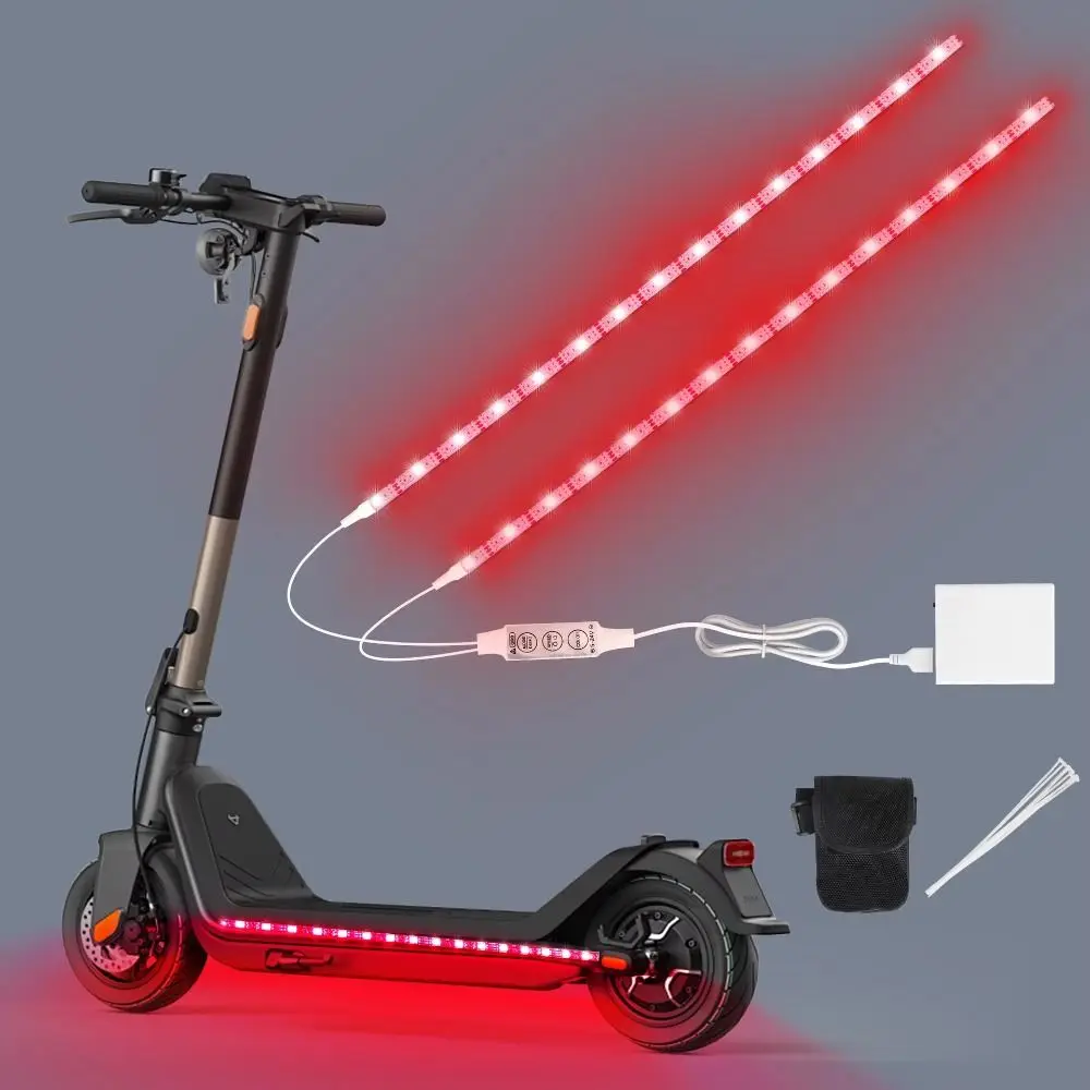Creative Battery Powered Scooter LED Lights Dream Color DIY RGB Light Strip Multi-Color Underglow Lights Night Riding
Creative Battery Powered Scooter LED Lights Dream Color DIY RGB Light Strip Multi-Color Underglow Lights Night Riding
