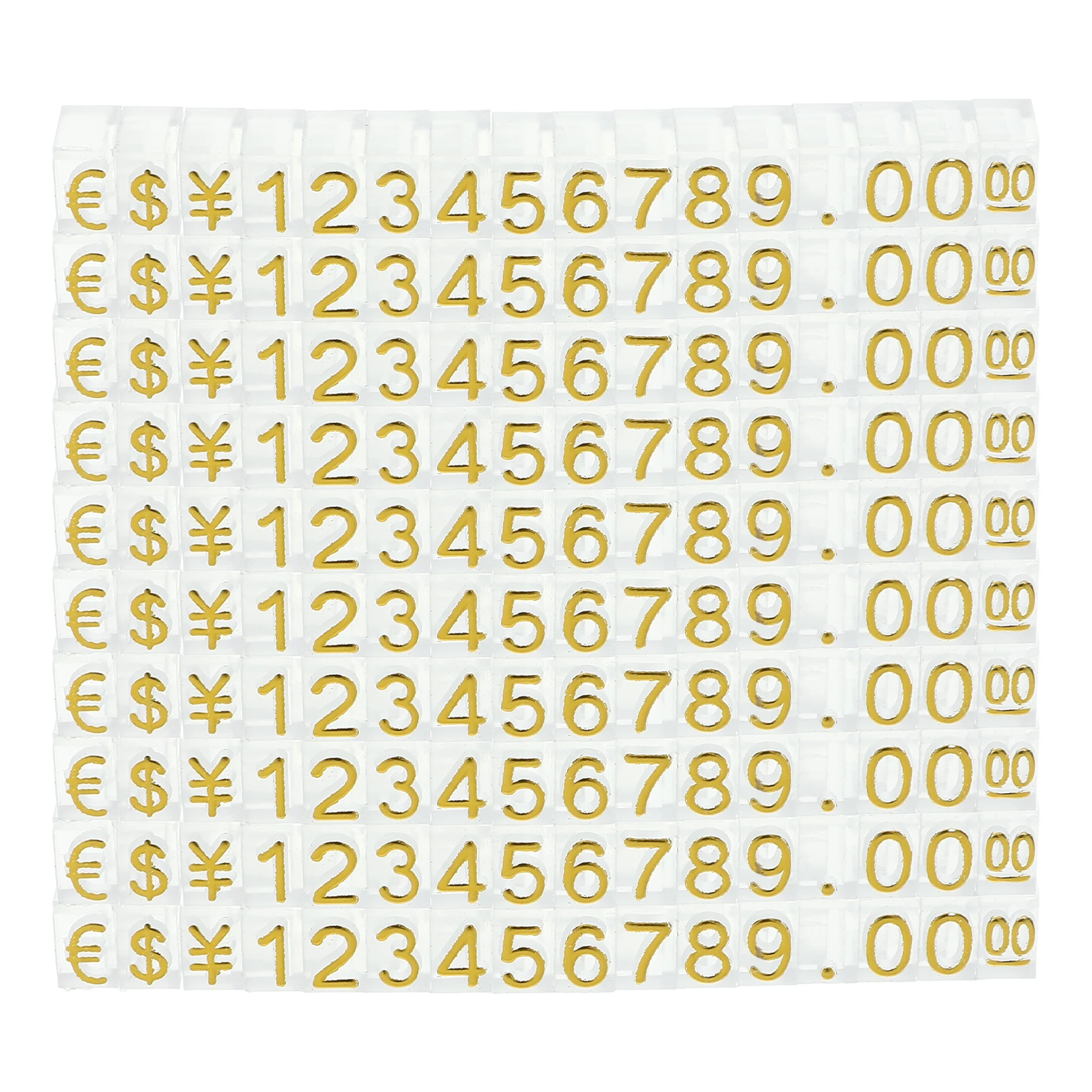 20 Pcs Price Tags Transparent Digital Jewelry Pricing Labels for Watches Accessories Display Cube Retail Counter Signs
20 Pcs Price Tags Transparent Digital Jewelry Pricing Labels for Watches Accessories Display Cube Retail Counter Signs