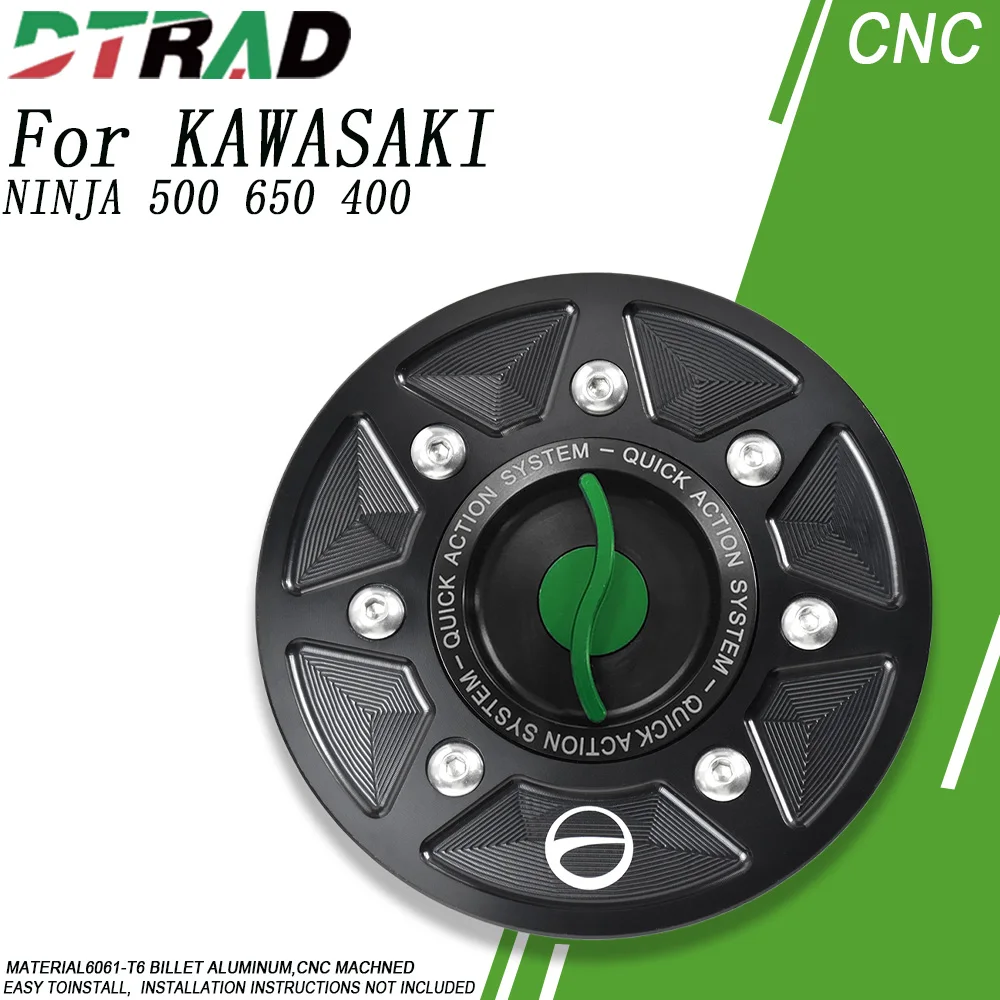 Motorcycle CNC Quick Release Fuel Cap Gas Tank Cover For KAWASAKI NINJA 500 2024-2026 NINJA 400 650 250 2017-2025 Accessories
Motorcycle CNC Quick Release Fuel Cap Gas Tank Cover For KAWASAKI NINJA 500 2024-2026 NINJA 400 650 250 2017-2025 Accessories