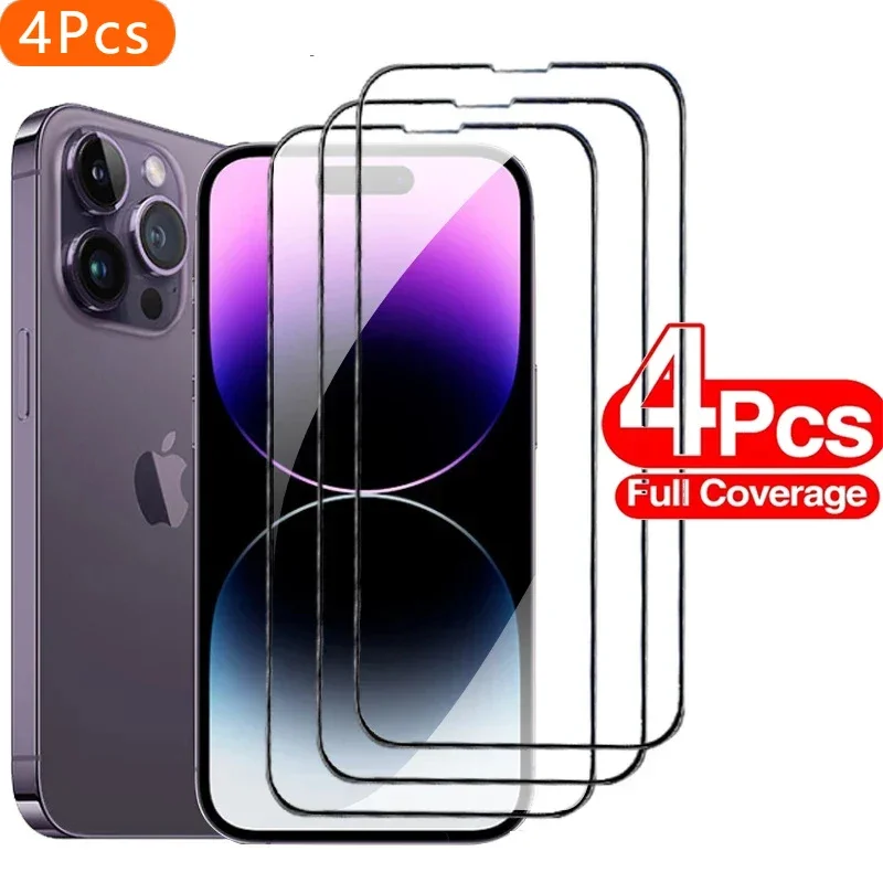 4PCS Tempered Protective Glass For iPhone 14 13 12 11 15 Pro Max Mini Screen Protector On iPhone 14 Plus X XR XS Max 6 7 8 Glass
4PCS Tempered Protective Glass For iPhone 14 13 12 11 15 Pro Max Mini Screen Protector On iPhone 14 Plus X XR XS Max 6 7 8 Glass
