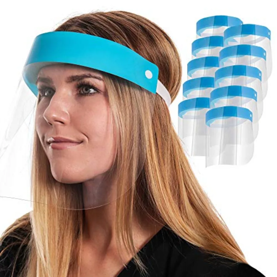 Salon World Safety Face Shields Ultra Clear Protective Full Face Shields
Salon World Safety Face Shields Ultra Clear Protective Full Face Shields