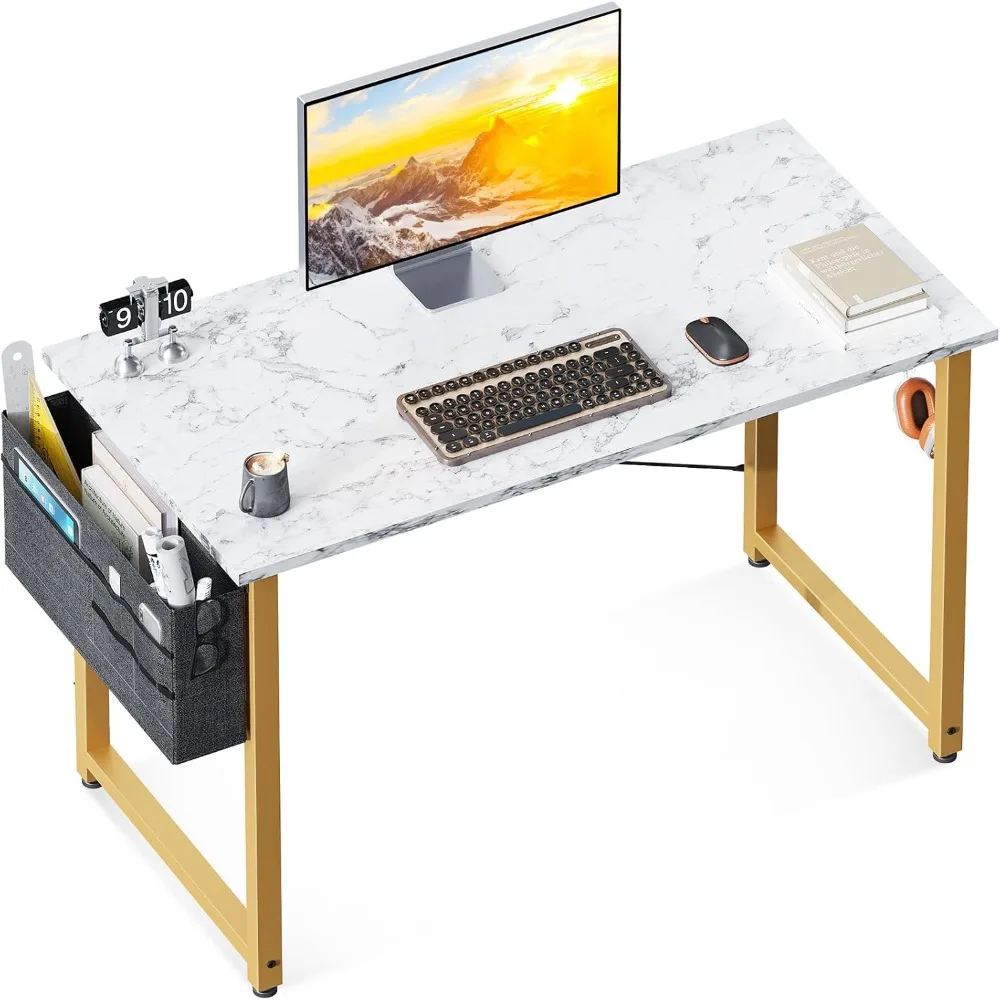 Computer Desk, 40 Inch Small Study Desk, Office Desk with Storage, Work Table with Headphone Hook for Small Space Home Office,
Computer Desk, 40 Inch Small Study Desk, Office Desk with Storage, Work Table with Headphone Hook for Small Space Home Office,