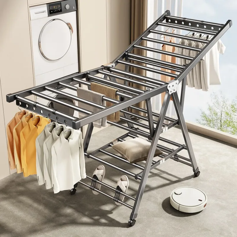 Folding clothes drying rack Balcony Household floor-to-ceiling stainless steel drying rack Baby cool drying clothes hanging rod
Folding clothes drying rack Balcony Household floor-to-ceiling stainless steel drying rack Baby cool drying clothes hanging rod