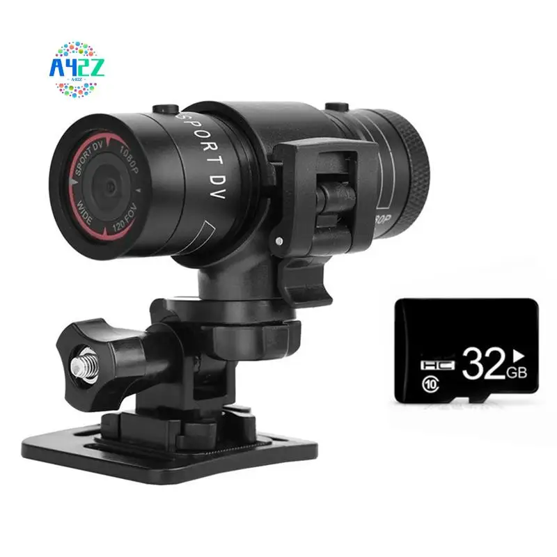 A42Z-F9 Mini Sports Camera 1080P 200W Outdoor Riding Motorcycle Helmet Sports DV Camera Video Waterproof Bicycle Camera
A42Z-F9 Mini Sports Camera 1080P 200W Outdoor Riding Motorcycle Helmet Sports DV Camera Video Waterproof Bicycle Camera