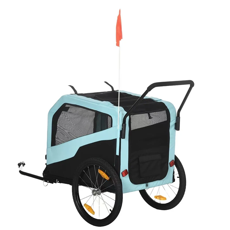 Two-wheel steel utility cage pet carrier outdoor stroller, can carry dogs, capacity 40 kg
Two-wheel steel utility cage pet carrier outdoor stroller, can carry dogs, capacity 40 kg