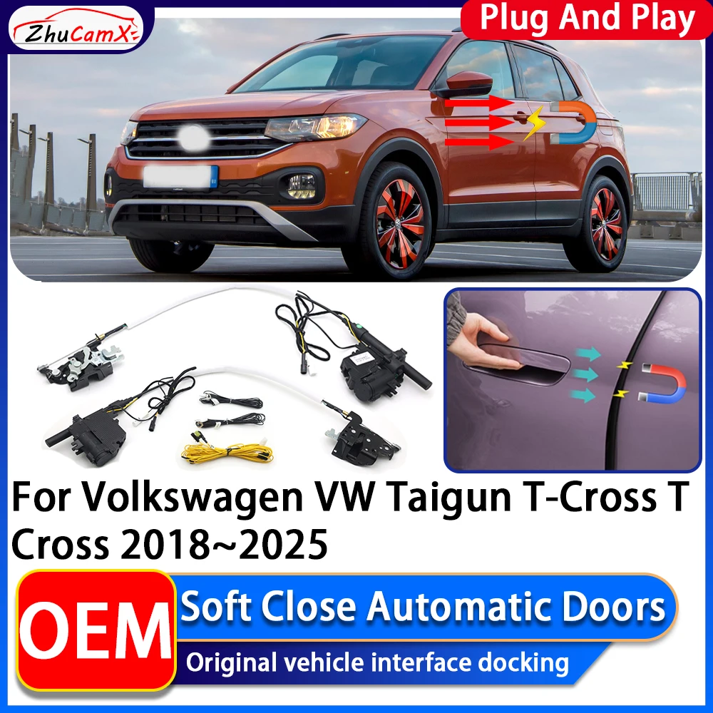 OEM Electric Suction Power Soft Close Car Door Automatic Door Closing System For Volkswagen VW Taigun T-Cross T Cross 2018~2025
OEM Electric Suction Power Soft Close Car Door Automatic Door Closing System For Volkswagen VW Taigun T-Cross T Cross 2018~2025