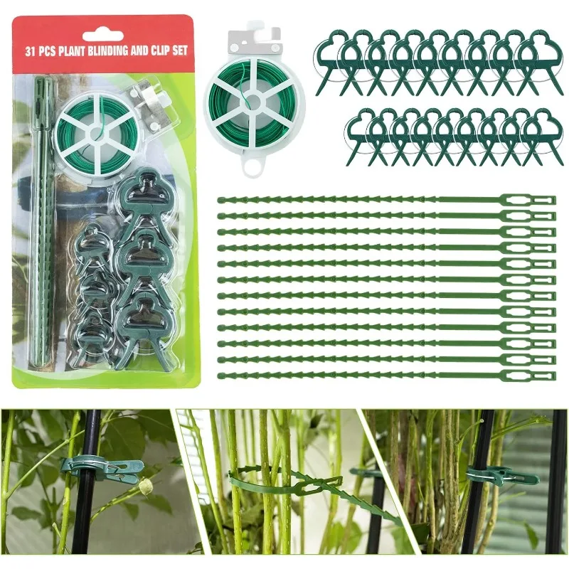 Plant Support Clips Green Lever Ring Durable Plastic for Vines Organizing Stems Branches Gardening Tools Accessories Home Garden
Plant Support Clips Green Lever Ring Durable Plastic for Vines Organizing Stems Branches Gardening Tools Accessories Home Garden
