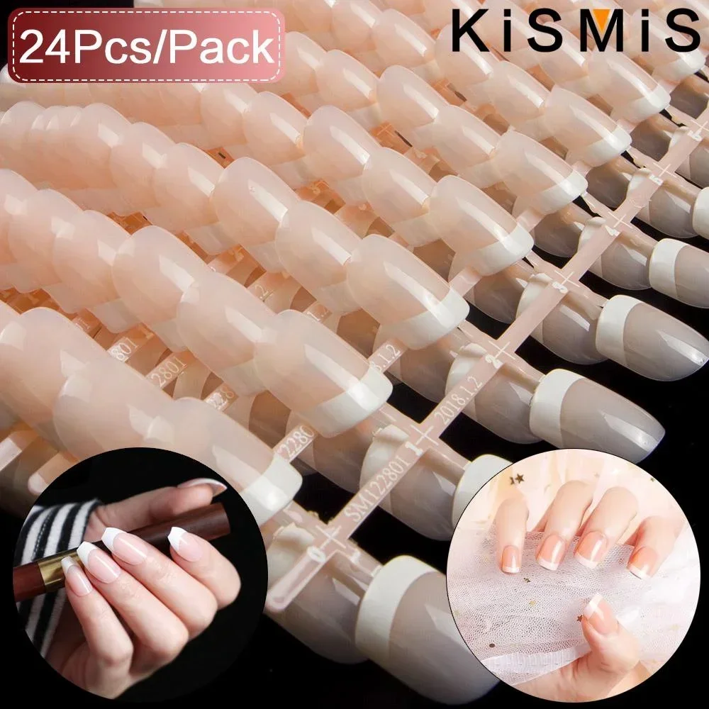 24Pcs French Pink Short Long Almond Fake Nails Press on Natural False Nail Art Tips for Manicure Salon Home Use
24Pcs French Pink Short Long Almond Fake Nails Press on Natural False Nail Art Tips for Manicure Salon Home Use
