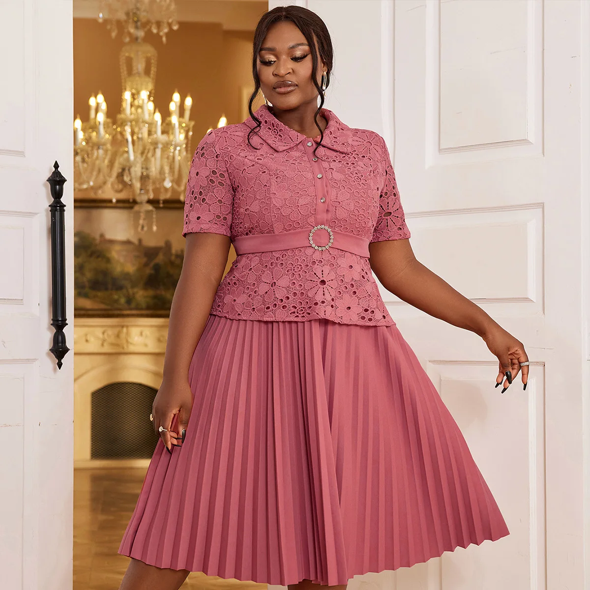 2024 autumn new fashion large size light mature temperament high quality wind shirt collar dress party banquet fake two A-line
2024 autumn new fashion large size light mature temperament high quality wind shirt collar dress party banquet fake two A-line