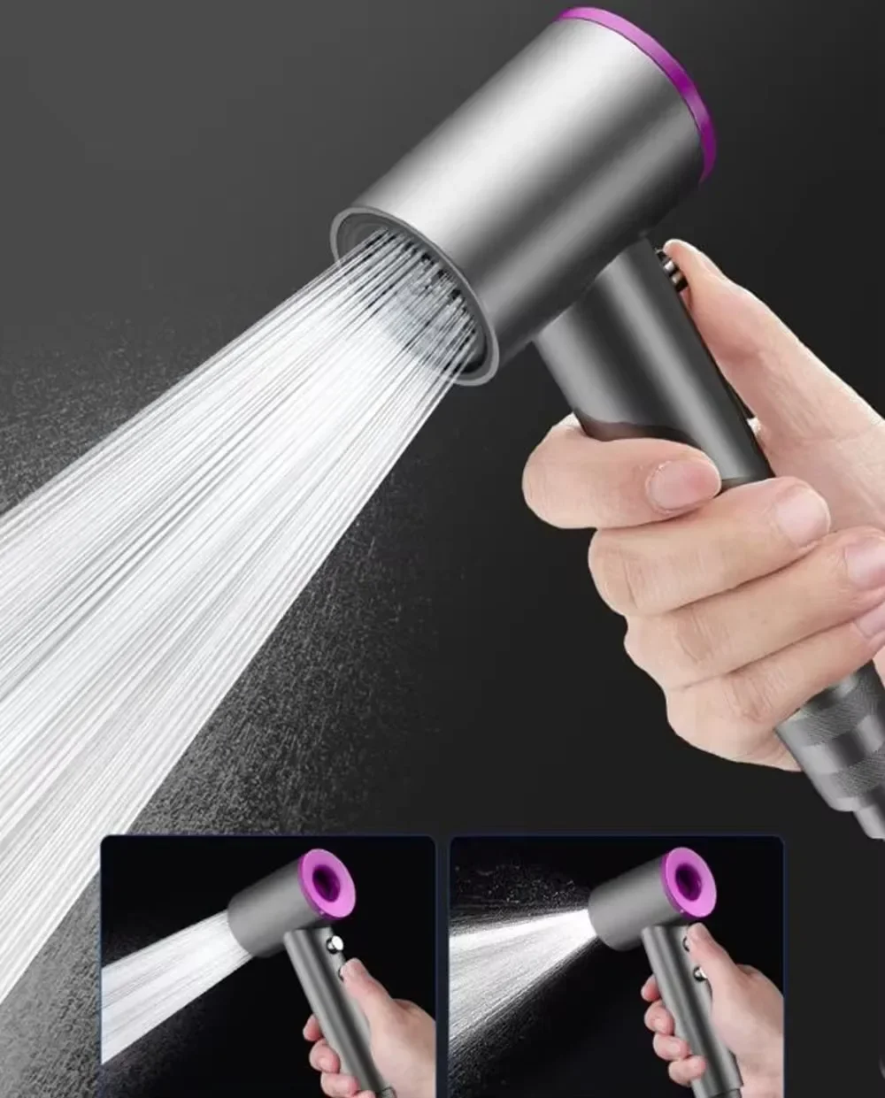 New High Pressure Handheld Bidet Sprayer Set Spray Gun Shower Handheld Toilet Bidet Faucet Sprayer Self Cleaning Shower Nozzle
New High Pressure Handheld Bidet Sprayer Set Spray Gun Shower Handheld Toilet Bidet Faucet Sprayer Self Cleaning Shower Nozzle