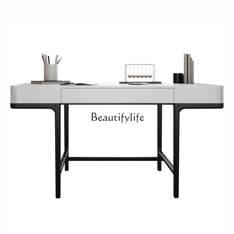 Nordic style computer desk personalized gray paint writing desk creative leisure table
Nordic style computer desk personalized gray paint writing desk creative leisure table