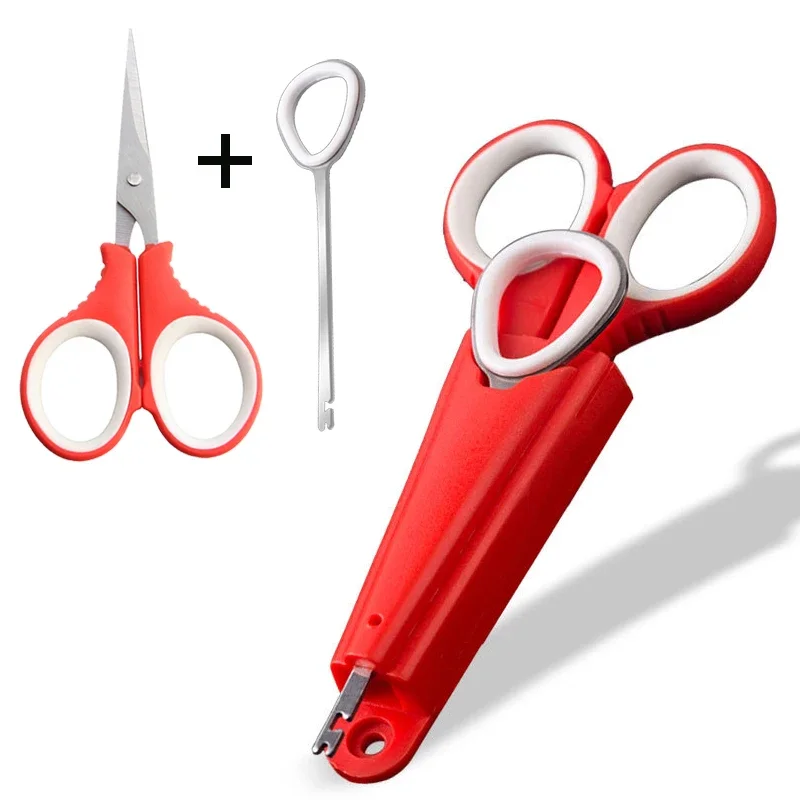 Fishing Scissor Set with Unhook Extractor Stainless Steel Multifunctional Scissor Cut PE line Braid Line Fishing Accessories
Fishing Scissor Set with Unhook Extractor Stainless Steel Multifunctional Scissor Cut PE line Braid Line Fishing Accessories