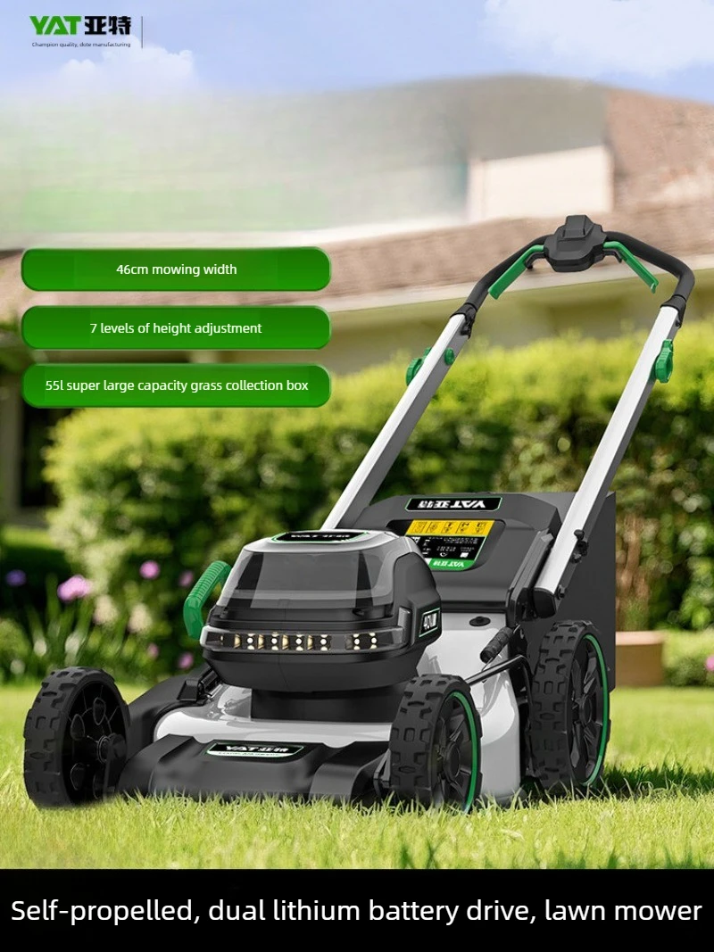 Yate New Model Self Propelled Lithium Battery High Power Electric Cordless Lawn Mower Home Garden Grass Trimmer Weeder
Yate New Model Self Propelled Lithium Battery High Power Electric Cordless Lawn Mower Home Garden Grass Trimmer Weeder