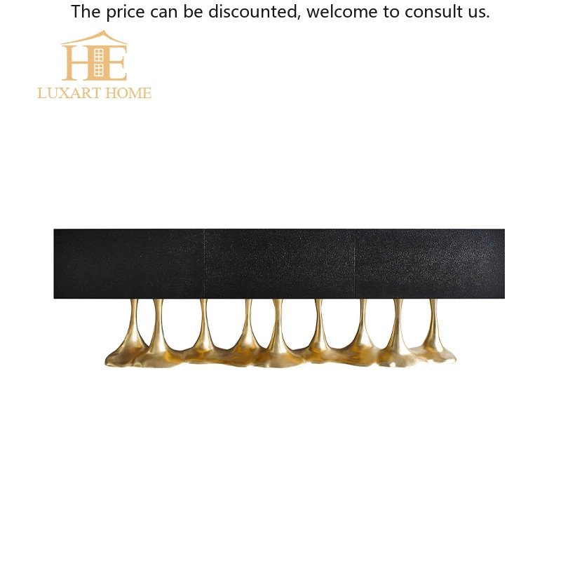 Modern Black Wood Sideboard With High Quality Brass Base Buffet Cabinet For Dining Living Room Furniture
Modern Black Wood Sideboard With High Quality Brass Base Buffet Cabinet For Dining Living Room Furniture