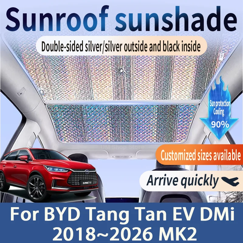 Auto Sunroof Sunshade For BYD Tang Tan EV DMi 2018~2026 MK2 Car Panoramic Roof Heat Shield Window Sunshade Anti-UV Accessories
Auto Sunroof Sunshade For BYD Tang Tan EV DMi 2018~2026 MK2 Car Panoramic Roof Heat Shield Window Sunshade Anti-UV Accessories