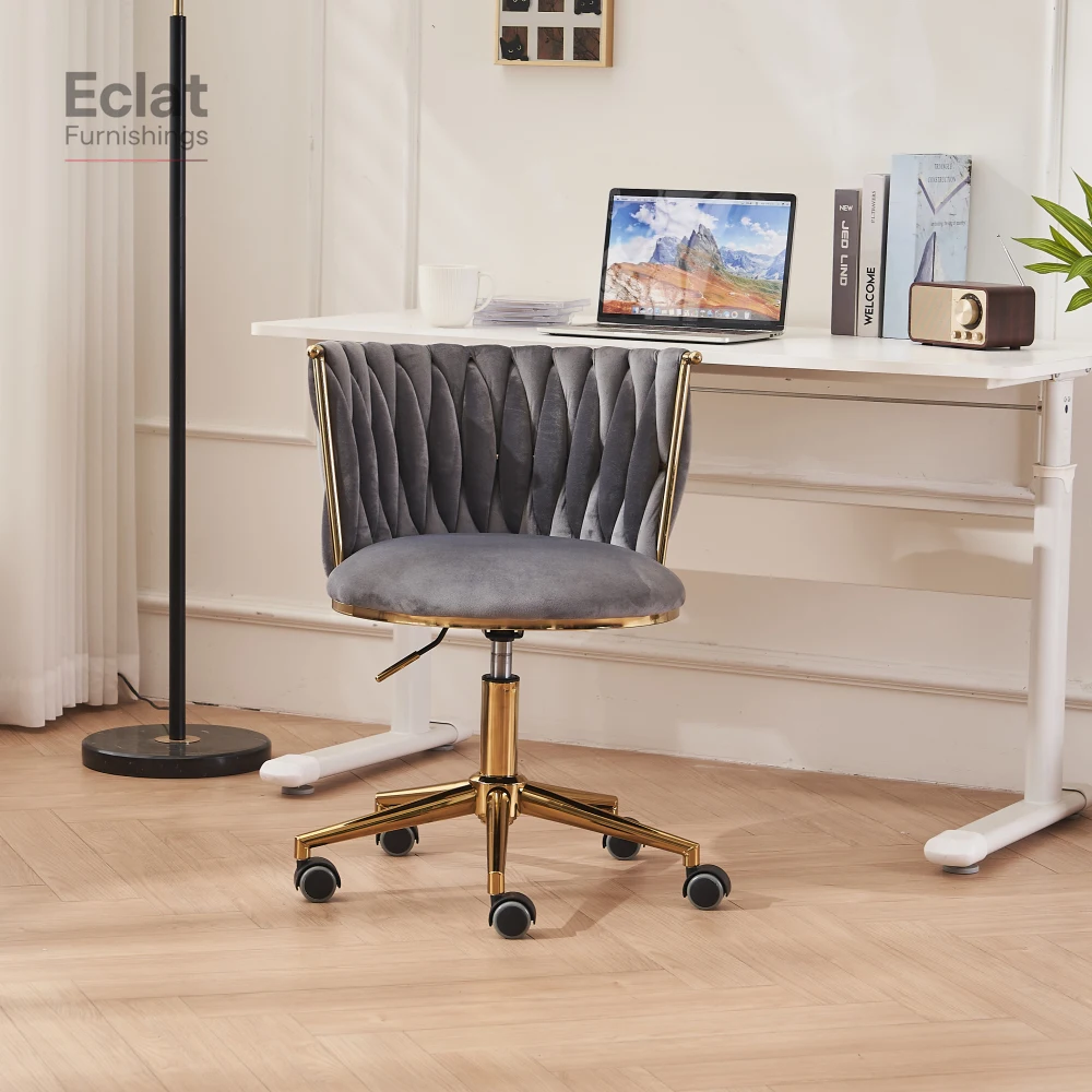 Desk Chair,Upholstered Home Office Desk Chairs with Adjustable Swivel Wheels,Ergonomic Office Chair for Living Room,Bedroom,
Desk Chair,Upholstered Home Office Desk Chairs with Adjustable Swivel Wheels,Ergonomic Office Chair for Living Room,Bedroom,