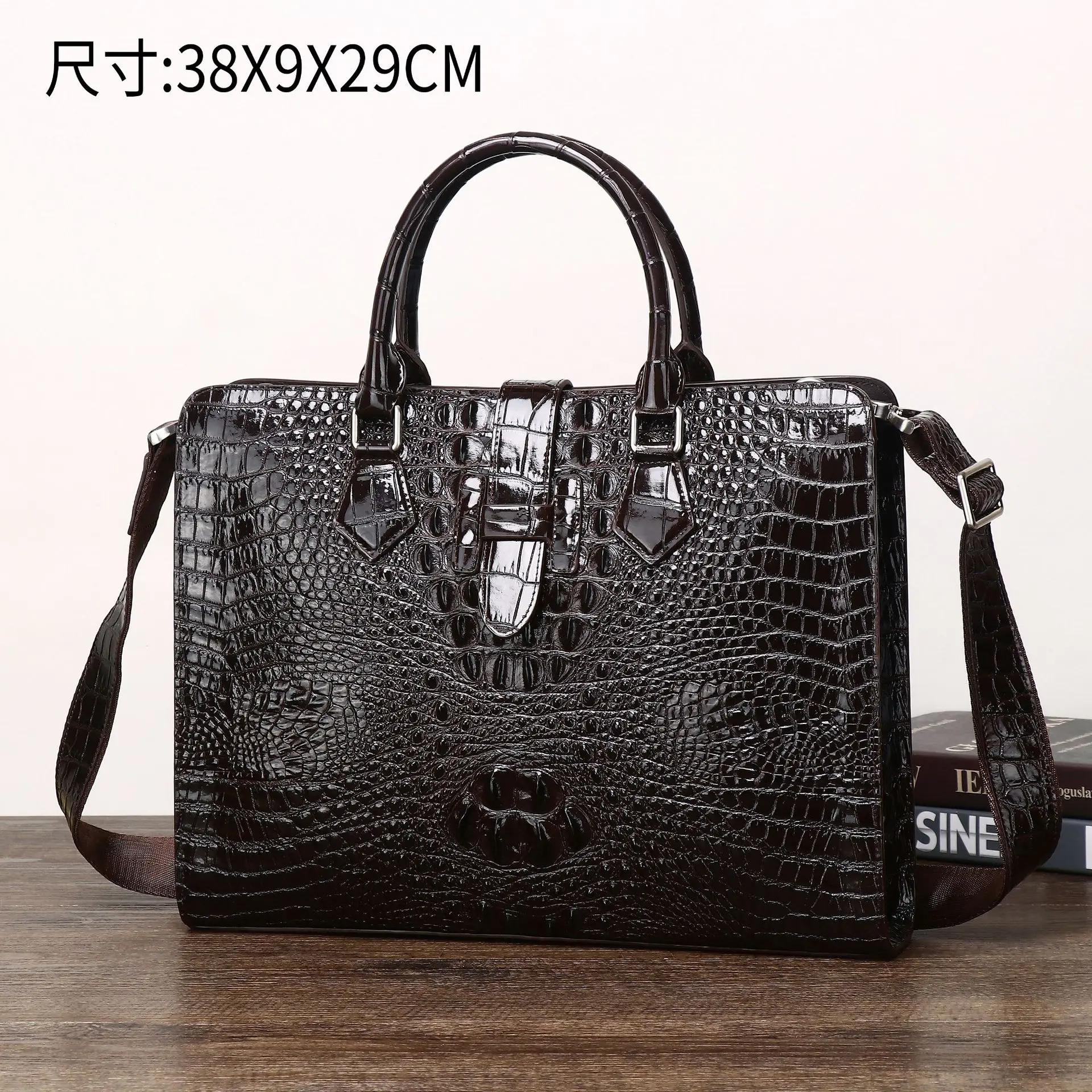 2026 New Men Laptop Bags Cow Genuine Leather Men's Briefcase Brand Crocodile Pattern Travel Messenger Computer Bag
2026 New Men Laptop Bags Cow Genuine Leather Men's Briefcase Brand Crocodile Pattern Travel Messenger Computer Bag
