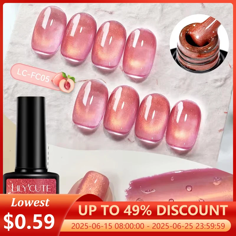 LILYCUTE 7ml Peach Pink Cat Magnetic Gel Nail Polish Soak Off Sparkling Glass Bead Fruit Gel Polish Nail Art Varnish Salon DIY
LILYCUTE 7ml Peach Pink Cat Magnetic Gel Nail Polish Soak Off Sparkling Glass Bead Fruit Gel Polish Nail Art Varnish Salon DIY