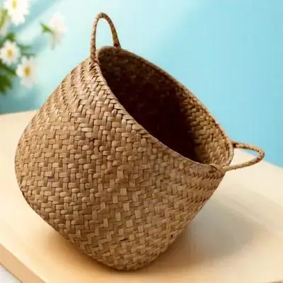 Rustic Woven Storage Japanese Style Handmade Organizer Small Wicker Basket For Cosmetics Flower Arrangement Home Decorative
Rustic Woven Storage Japanese Style Handmade Organizer Small Wicker Basket For Cosmetics Flower Arrangement Home Decorative