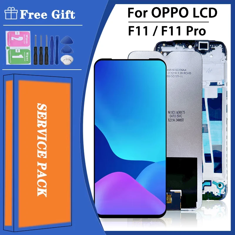 AAA+ For OPPO F11 LCD CPH1913 Display Screen Touch +Frame Digitizer Assembly For OPPO F11 pro CPH1969 Display Frame
AAA+ For OPPO F11 LCD CPH1913 Display Screen Touch +Frame Digitizer Assembly For OPPO F11 pro CPH1969 Display Frame