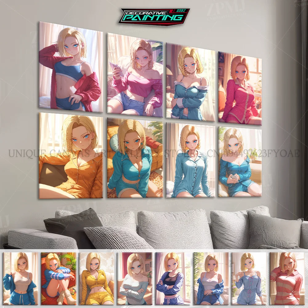 Japanese Anime Dragon Ball Android 18 Home Decoration Painting Wall Art HD Print Modern Poster Canvas Picture No Frame For Gift
Japanese Anime Dragon Ball Android 18 Home Decoration Painting Wall Art HD Print Modern Poster Canvas Picture No Frame For Gift