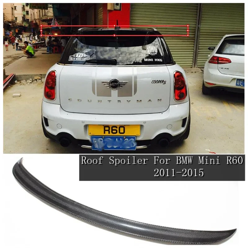 Rear Carbon Fiber Rear Trunk Lip Roof Spoiler Splitters Top Wing For BMW Mini R60 Countryman Coopers 2011-2015
Rear Carbon Fiber Rear Trunk Lip Roof Spoiler Splitters Top Wing For BMW Mini R60 Countryman Coopers 2011-2015