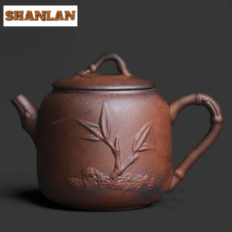 Чайник из грубой керамики 260 мл с бамбуковым узлом, бутик-чайник для заваривания чая, домашний чайник с отверстием для заварки, принадлежности для кафе, подарок
Чайник из грубой керамики 260 мл с бамбуковым узлом, бутик-чайник для заваривания чая, домашний чайник с отверстием для заварки, принадлежности для кафе, подарок