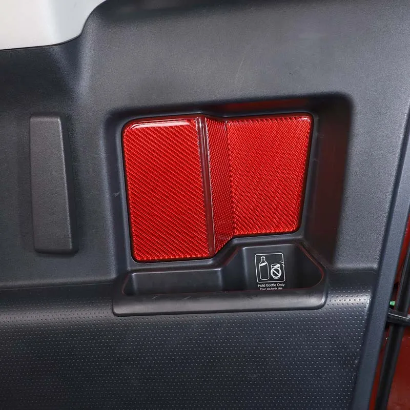 For Toyota FJ Cruiser 2007-2021 Soft Carbon Fiber Car Rear Inner Door Bowl Panel Trim Sticker Car Accessories
For Toyota FJ Cruiser 2007-2021 Soft Carbon Fiber Car Rear Inner Door Bowl Panel Trim Sticker Car Accessories
