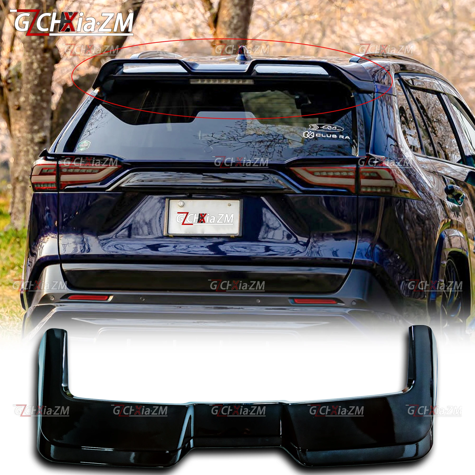 For 2020-2025 Toyota RVA4 Rear Roof Spoiler High Quality ABS Material Carbon Fiber Look Rear Cover Diffuser Aerodynamic Kit Wing
For 2020-2025 Toyota RVA4 Rear Roof Spoiler High Quality ABS Material Carbon Fiber Look Rear Cover Diffuser Aerodynamic Kit Wing