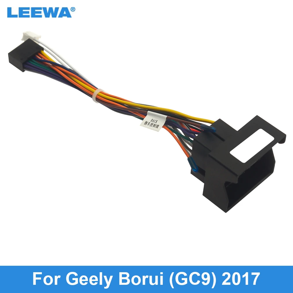 LEEWA Car 16pin Power Cord Wiring Harness Adapter For Geely Borui (GC9) 2017 Auto Radio Installation Head Unit
LEEWA Car 16pin Power Cord Wiring Harness Adapter For Geely Borui (GC9) 2017 Auto Radio Installation Head Unit