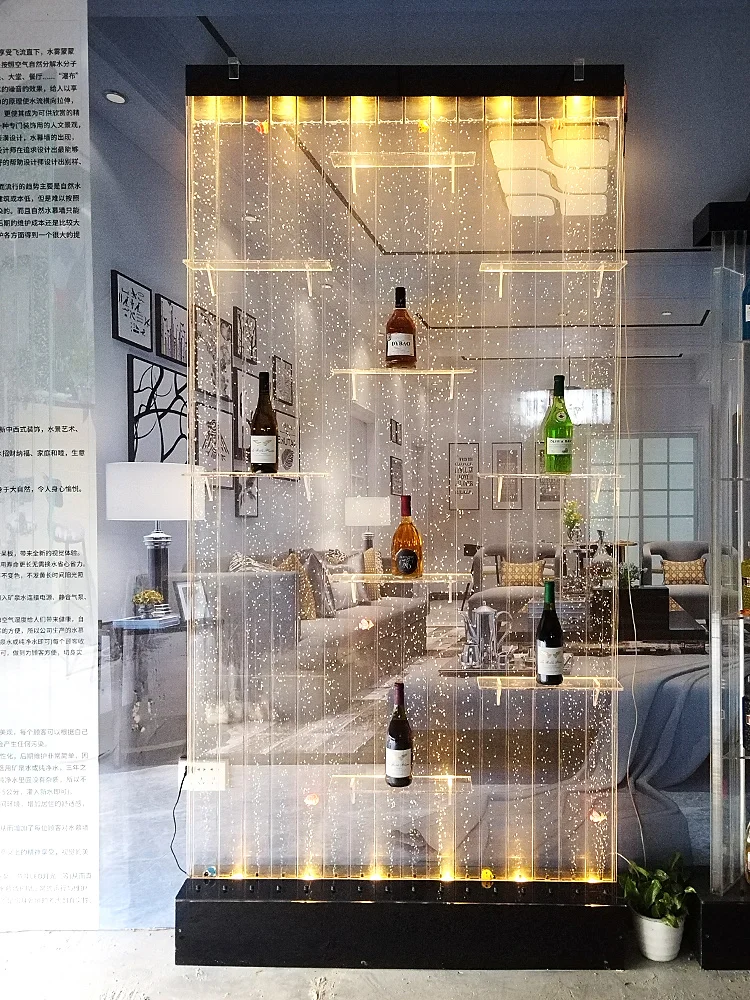 Custom. Internet Hot New Wine Cabinet Type Screen Acrylic Bubble Curtain Wall Partition Living Room Entrance Household Tra
Custom. Internet Hot New Wine Cabinet Type Screen Acrylic Bubble Curtain Wall Partition Living Room Entrance Household Tra