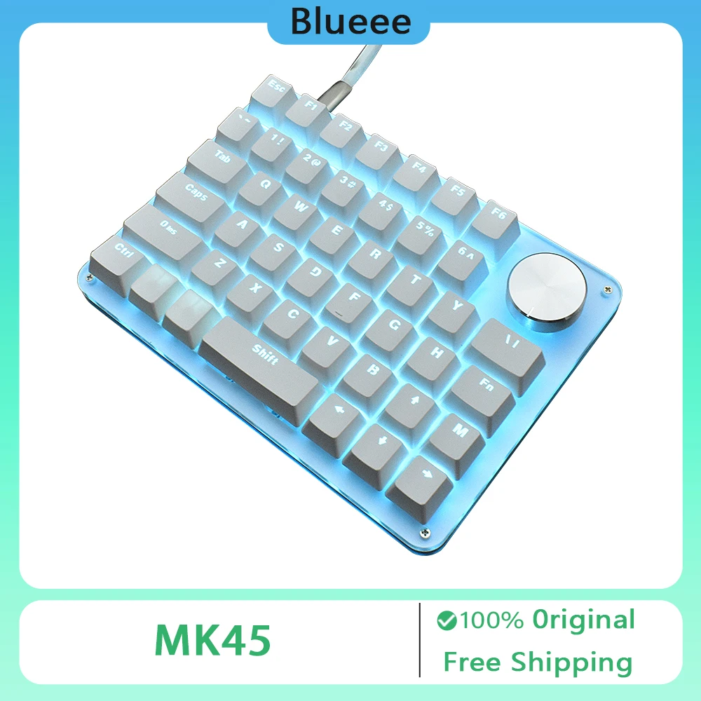 Мини-клавиатура G50 MK45 с RGB-подсветкой, Проводная Механическая с программируемой ручкой для макросъемки, для офиса, подарочные аксессуары для ПК
Мини-клавиатура G50 MK45 с RGB-подсветкой, Проводная Механическая с программируемой ручкой для макросъемки, для офиса, подарочные аксессуары для ПК