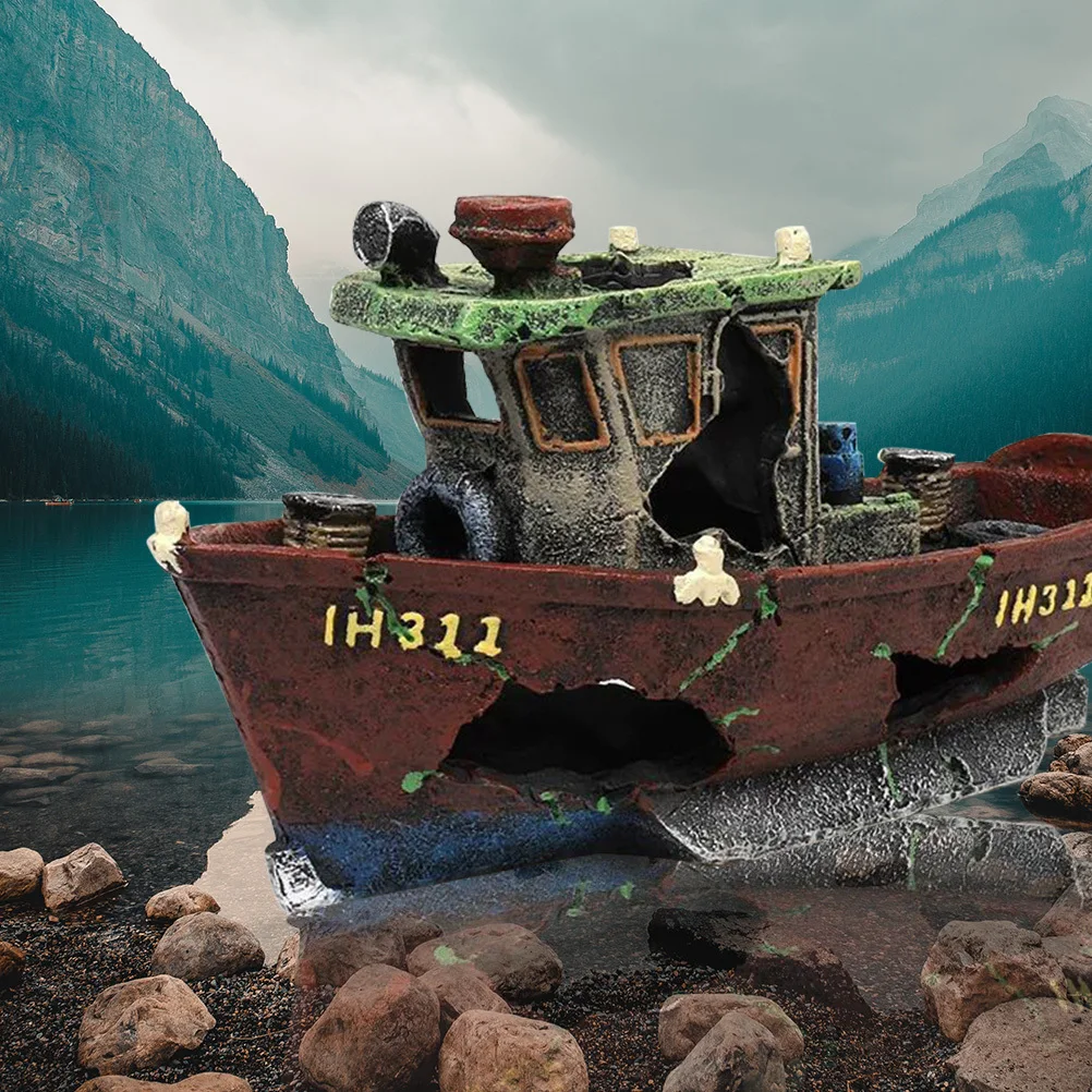 1Pcs Landscape Ornament for Fish Tank Aquarium Fishing Boat Decor Resin Material Can Be Home Furnishings Office
1Pcs Landscape Ornament for Fish Tank Aquarium Fishing Boat Decor Resin Material Can Be Home Furnishings Office