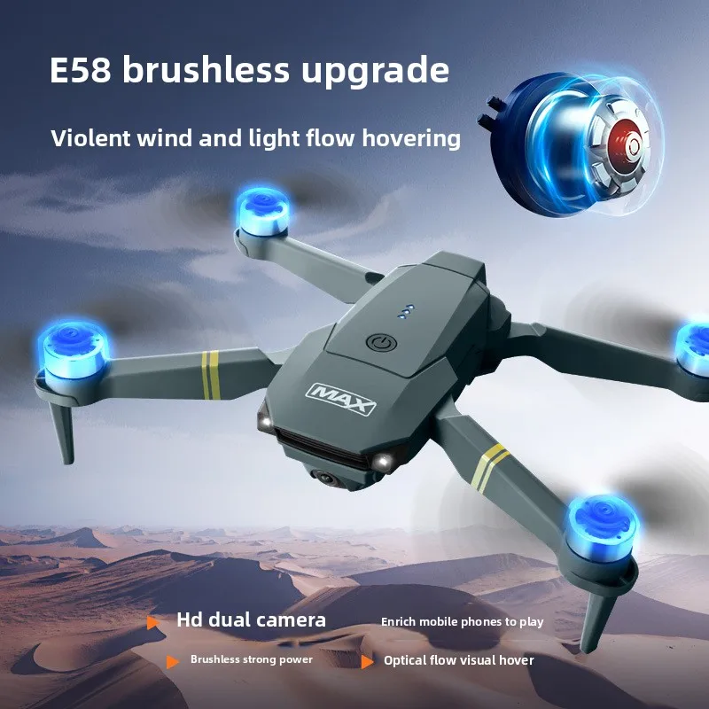 НОВЫЙ E58 MAX Дрон WiFi FPV Удержание высоты Складной квадрокоптер с аккумулятором 1080P 4K HD Камера RC Вертолет Игрушки Дрон Подарок
НОВЫЙ E58 MAX Дрон WiFi FPV Удержание высоты Складной квадрокоптер с аккумулятором 1080P 4K HD Камера RC Вертолет Игрушки Дрон Подарок